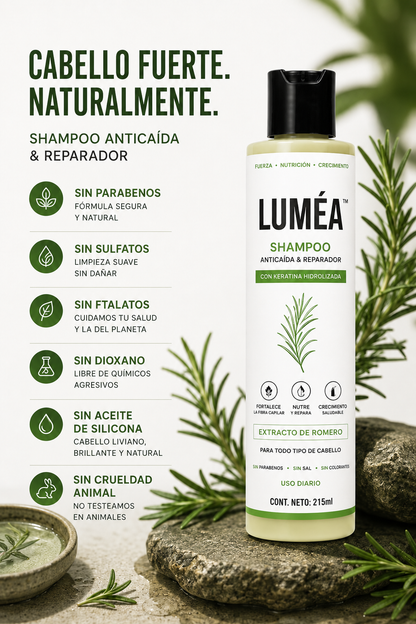 Rosemary Anti-Hair Loss Shampoo - Strengthens and Stimulates Growth